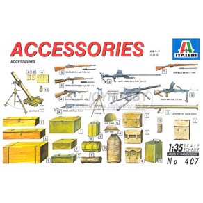 ITA407/ 1/35 무기악세사리 ACCESSORIES II, 1개