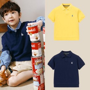 빈폴키즈 [7% OFF][BEANPOLE KIDS] 25SS [Essential] 스웨트 피케 칼라 티셔츠 (2종 택1)