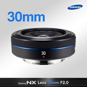 삼성 정품 NX 30mm F2 작고 가벼운 표준단렌즈 인물렌즈 k, 화이트