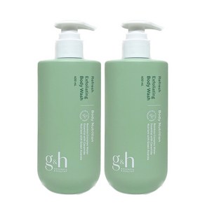 암웨이 g&h 리프레쉬 바디워시 400ml 2개 +포켓물티슈 증정, 1개