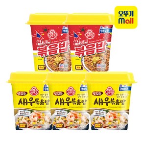 (냉동)[오뚜기]맛있는 새우볶음밥230gx3 + 진라면 볶음밥230gx2