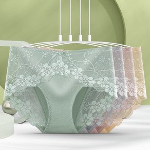 대동상사 여성 빅사이즈 미들웨스트 로즈 사각 레이스 누디 노라인 데일리 팬티 Pt070