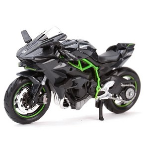 1:18 가와사키 H2 R 닌자 ZX-10R 14R 9R Z1000 정적 다이 캐스트 차량 소장 취미 오토바이 모델 완구, 09.불카누스, 1개