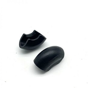 메꾸라 U형 고무 발 테이블 의자 다리 끝 캡 커버 팁 바닥 보호대 10 개, 10mm-black, 18 10mmblack