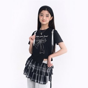 [행복한백화점][더데이걸]사선절개 반팔티 TGRA25305