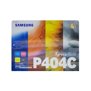 삼성 CLT-K404S 토너 SL C483FW C433W SLC430 C483W C433W토너, 1개, 4색 SET 묶음할인[정품-P404C]