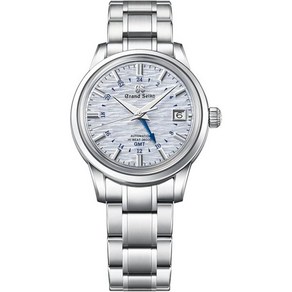 GRAND SEIKOグランドセイコー 그랜드 세이코 우아함 GMT Shosho 여름 다이얼 시계 SBGJ249 실버 현대