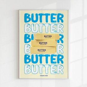 노마딕홈 인테리어 버터 일러스트 Butter 포스터