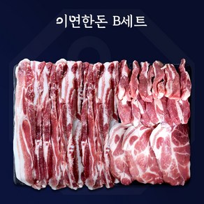 이연한우 1+ 한돈 선물 세트 B (삼겹살+목살+가브리살), 1개, 1.6kg