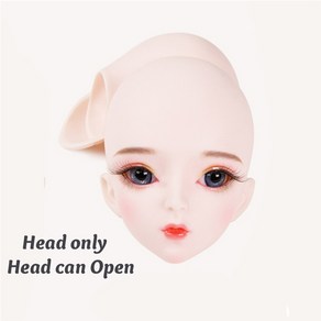 구체관절인형 1/3 BJD 26 이동식 관절 62cm DIY 장난감, 12 only head 5, 1개