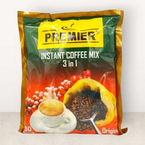 미안마 프리미어 인스턴트 커피 PRIMIER INSTANT COFFEE MIX, 1개, 30개입, 540g