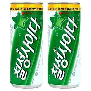 롯데 칠성사이다 245ml x 60캔(30캔x2박스) tlt*120bh, 60개