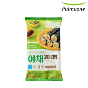 풀무원 꼬마 야채김밥세트 124g, 1개