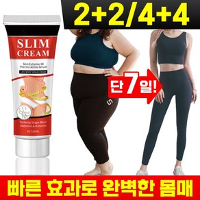 [빠른배송] 1+1/2+2/4+4 셀룰라이트 크림 다이어트 크림 바디 마사지 크림 뱃살 다리 복부 지방분해 크림 슬리밍 핫바디 다이어트젤 비만관리 피하지방 제거 전문관리 크림, 2+2(4개) 초특가, 4개, 60ml