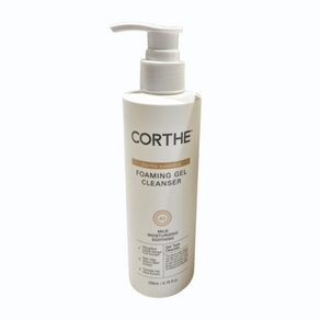 [재구매율 1위] 코르테 CORTHE 더모 에센셜 약산성 포밍젤 클렌저 200ML 순한 2차 세안 피부 건강 진정 개선 피부과 전용, 1개, 200g