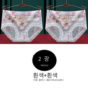 라오농 자수 레이스 팬티 숙녀 코튼 허리 원활한 컷 아웃 투명 메쉬 브리프 +12Wwd8