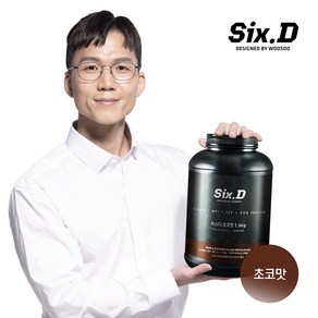 식스디 초코맛 1.6kg 벌크통 린매스업 프로틴 복합단백질 헬스보충제 단백질파우더, 1개