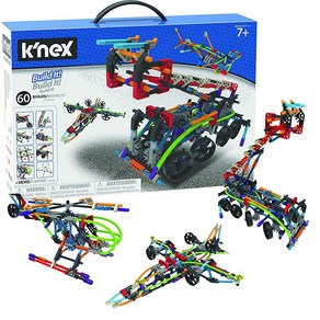 케이넥스 K'nex 중급 60 모델 조립 세트 - 395개 부품 만 7세 이상 창의적인 장난감 멀티 컬러, 케이넥스 K'nex 중급 60 모델 조립 세트 - 39