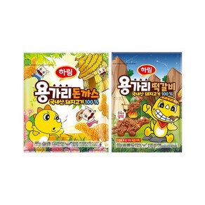 하림 용가리 돈까스 385g+용가리 떡갈비 450g, 1개