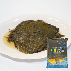 착한식품 매실청깻잎 업소용 대용량, 1개, 4kg