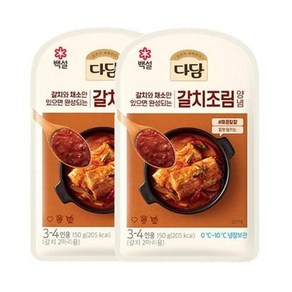 CJ 다담 갈치조림양념 2개, 1세트, 150g