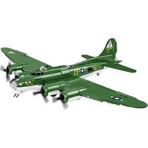 COBI 역사 컬렉션 제 2 차 세계 대전 보잉 B-17G 플라잉 포트리스 항공기 아미 그린, 1개