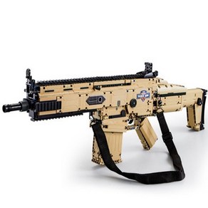 블럭건 FN SCAR 17S C81021 총알배송선물추천!, 단품, 1개