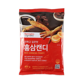 홈플러스시그니처 진하고 깊은맛 홍삼캔디 400g, 2개