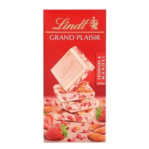 Lindt 린트 초콜릿 그랑 플레지르 딸기 아몬드 150g, 1개