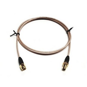메카 SMA연장케이블 SMA PLUG-SMA BJ 1M RG-316 외장안테나, 1개