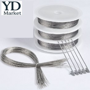 YD maket 피아노줄 와이어 코바늘 세트 0.38mm 50m, 1개, 세트(와이어,코바늘)