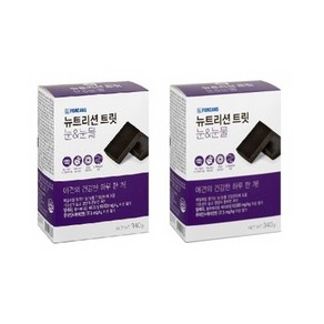 [독앤펫] 강아지 인기영양제 초특가행사!! 포켄스 뉴트리션 트릿 340g 사은품 5p증정, 2개, 눈물개선/눈건강, 43정