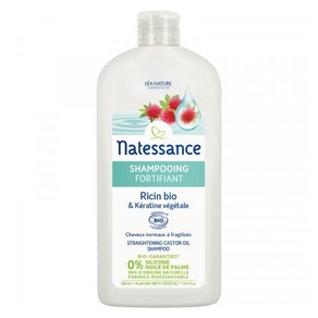 Natessance 나떼쌍스 포티파잉 샴푸 케라틴 캐스터 오일 500ml, 1개