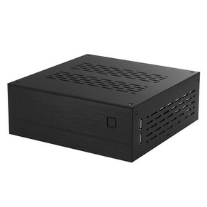 B01 케이스용 미니 ITX 컴퓨터 섀시 알루미늄/유리 서류가방 홈시어터 AC-DC HTPC 컴퓨터 박스 데스크탑 PC 인클로저, 은, 01 Silve, 은, 04 은