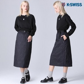 [케이스위스(K-SWISS)] 벨트 퀼팅 스커트