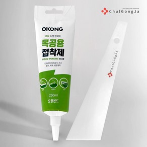 오공 본드 250ml + 철공자 작업장갑 목공 풀 목공용 접착제, 3세트