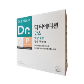 에프앤디넷 닥터에디션 맘스 액상 철분 40mg 임산부 전용 [60포], 0.6l, 1박스