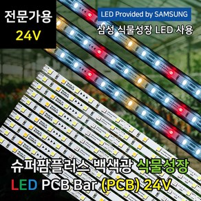 파인라이트 24V 전문가용 삼성 LED 식물등 (PCB) 백색광 식물 조명 성장 재배, 1개