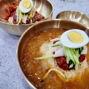 부산밀면맛집 비비바바 밀키트 (2인) 냉면 막국수 티비방영, 물밀면 1인분+비빔밀면 1인분, 1개