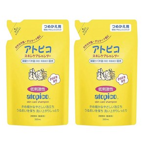 아토피코 스킨 케어 샴푸 리필, 2개, 350ml