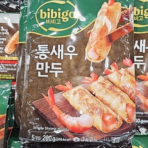 비비고 통새우 만두, 1개, 200g