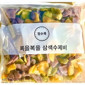 엄마손맛 쫄깃하고 맛있는 삼색수제비 1kg, 1개