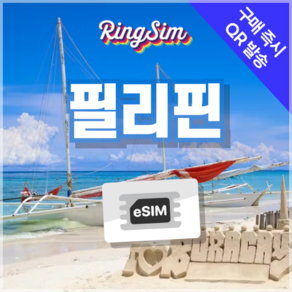 링심 필리핀이심 e심 마닐라 세부 보홀 보라카이 esim 유심, 매일 500MB, 7일, 1개