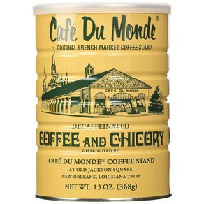 Cafe Du Monde Coffee and Chicory Decaffeinated 13 Ounce Cafe Du Monde 커피와 치커리 무카페인 13온스