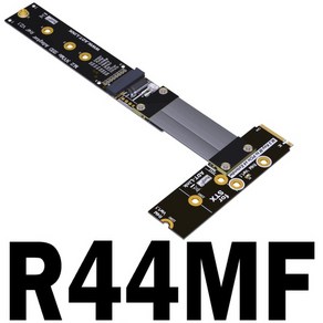 ADT M.2 NVMe SSD 어댑터 연장 케이블 라이저 K44SF 22110 사이즈 2280 PCIE 5.0 4.0 3.0 X4 울트라 지, 05 0.50m, 06 R44MF, 1개