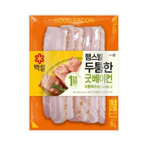 CJ 백설 햄스빌 두툼한 굿베이컨 340g X 2개