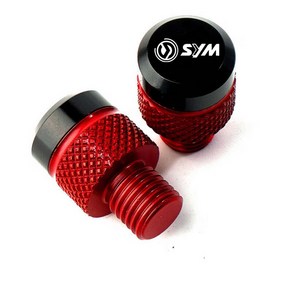 [호환] SYM CRUISYM GTS 300 JOYMAX Z 125 250 CNC 알루미늄 오토바이 백미러 홀 플러그 나사 볼트 커버 캡, 05 golden, 1개
