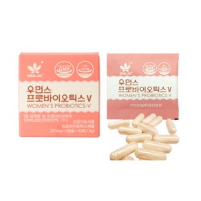 우먼스 프로바이오틱스 V 여성유산균 370mg, 10정, 1개