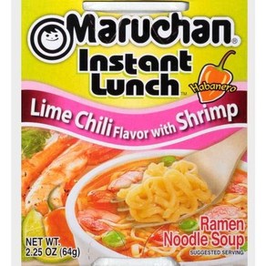 Habaneo Lime Chili Flavo with Shimp Ramen Noodle Soup (Pack of 4) 하바네로 라임 칠리 플레이버 새우 라면 국수 수프 (4팩, 1개, 684.92g