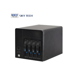 [국내배송]SKY NAS-04베이 사무실 가정용 서버랙 서버호환 네트워크 스토리지 Mini ITX 2.5 3.5인치 hotswap HDD (대량주문 가능), 1개